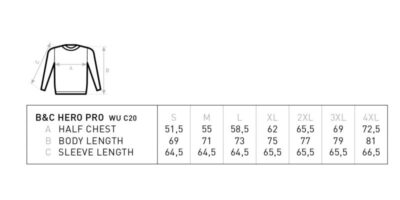 Workwear Sweater B&C | Hero Pro