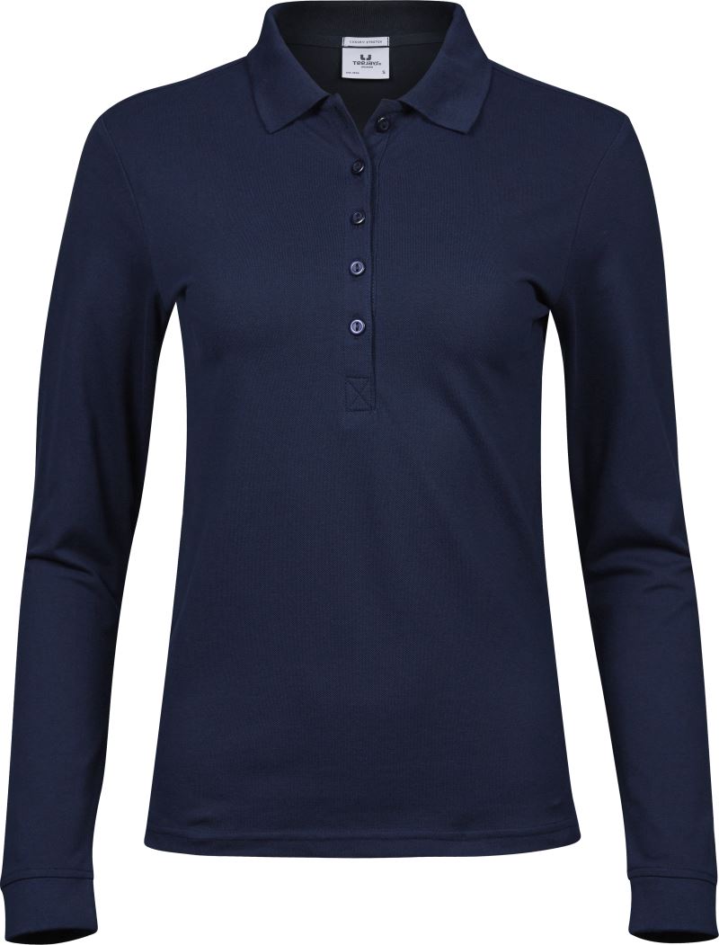 Damen Luxus Stretch Piqué Polo langarm Tee Jays | TJ 146