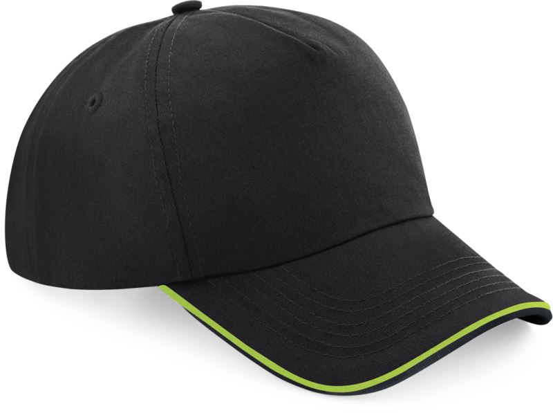 5 Panel Kappe "Authentic Piped Peak" Beechfield | B 25C