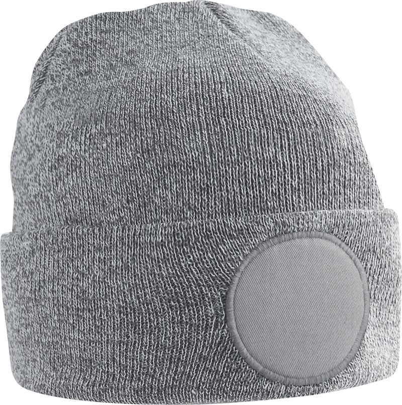 Circular Patch Beanie Beechfield | B 446