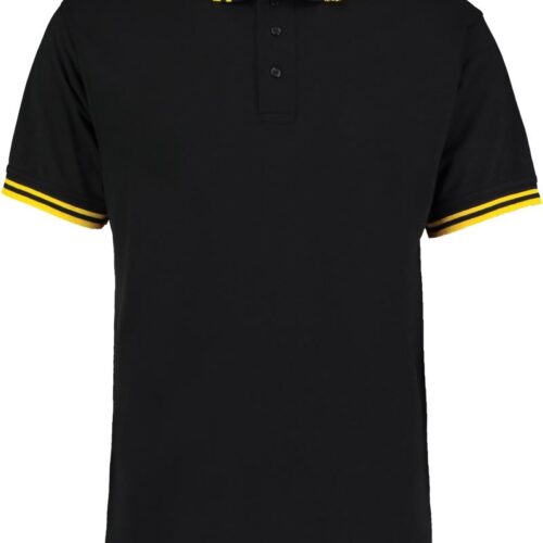 Herren Kontrast Piqué Polo Kustom Kit | KK 409
