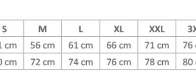 Regenjacke Korntex | KXRJ – Tampere Grössentabelle Regenjacke Korntex | KXRJ – Tampere Grössentabelle