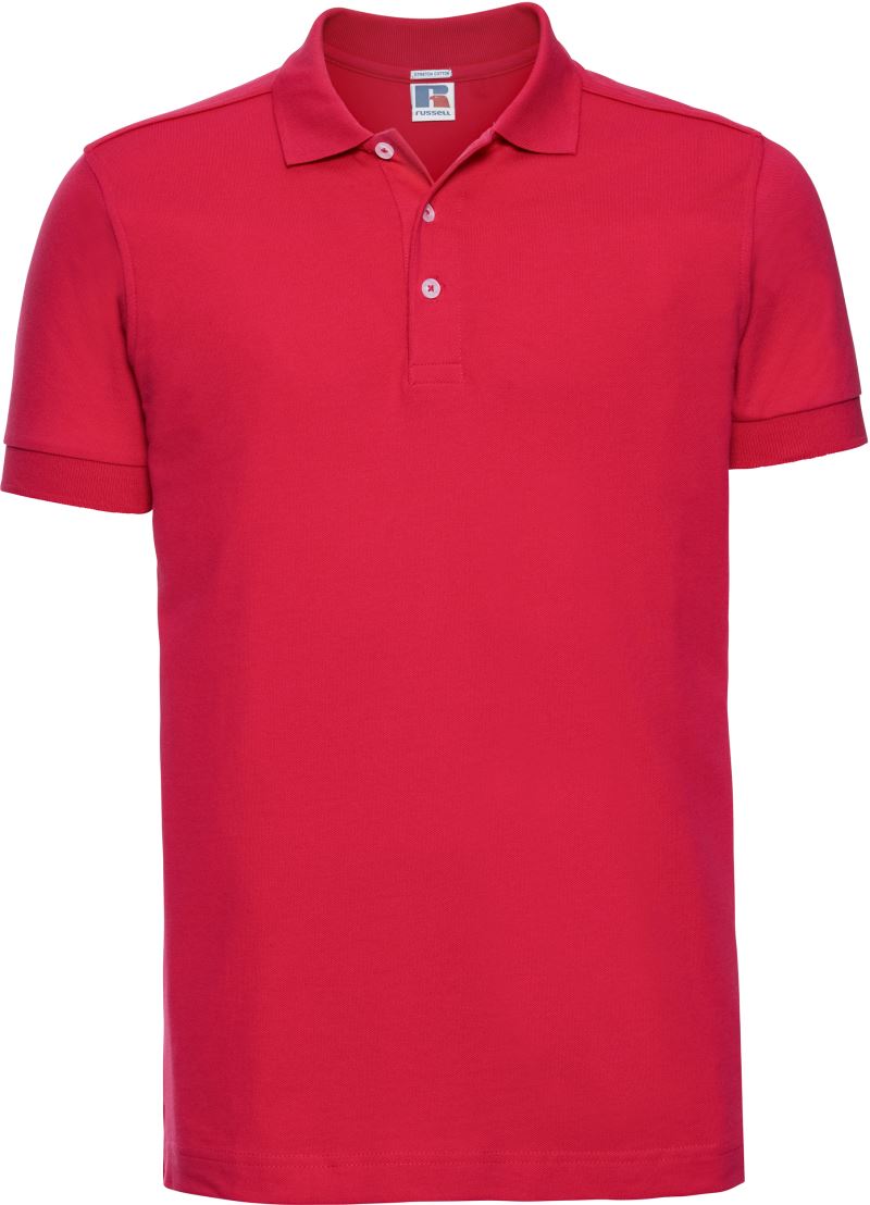 Herren Stretch Piqué Polo Russell | 566M