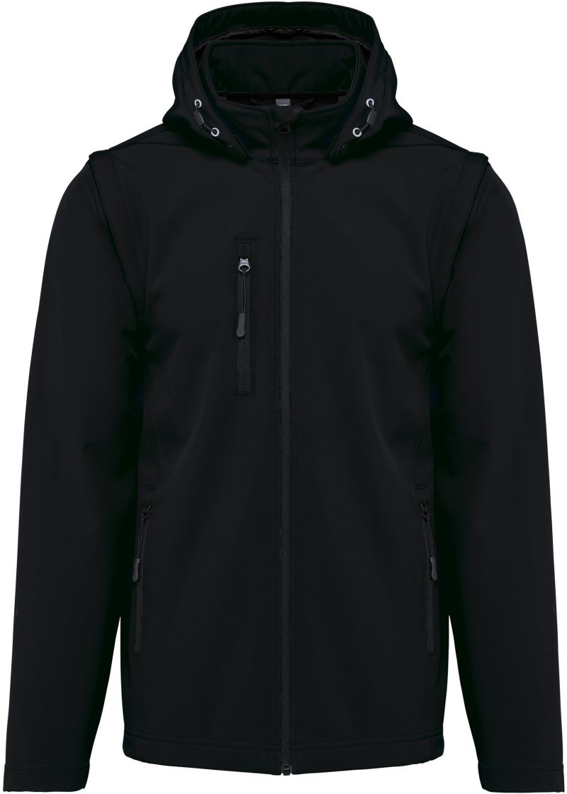 Unisex 3-Lagen Kapuzen Softshell Jacke Kariban | K 422