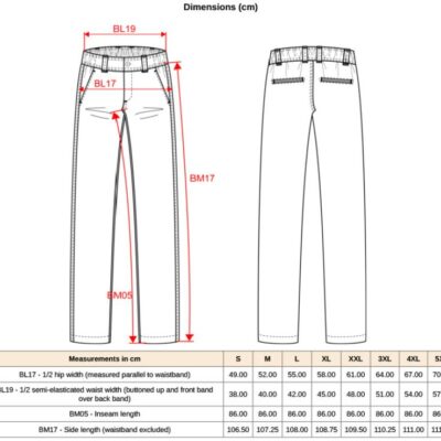 Herren Workwear Hose "Day-to-Day" Kariban WK | WK 738