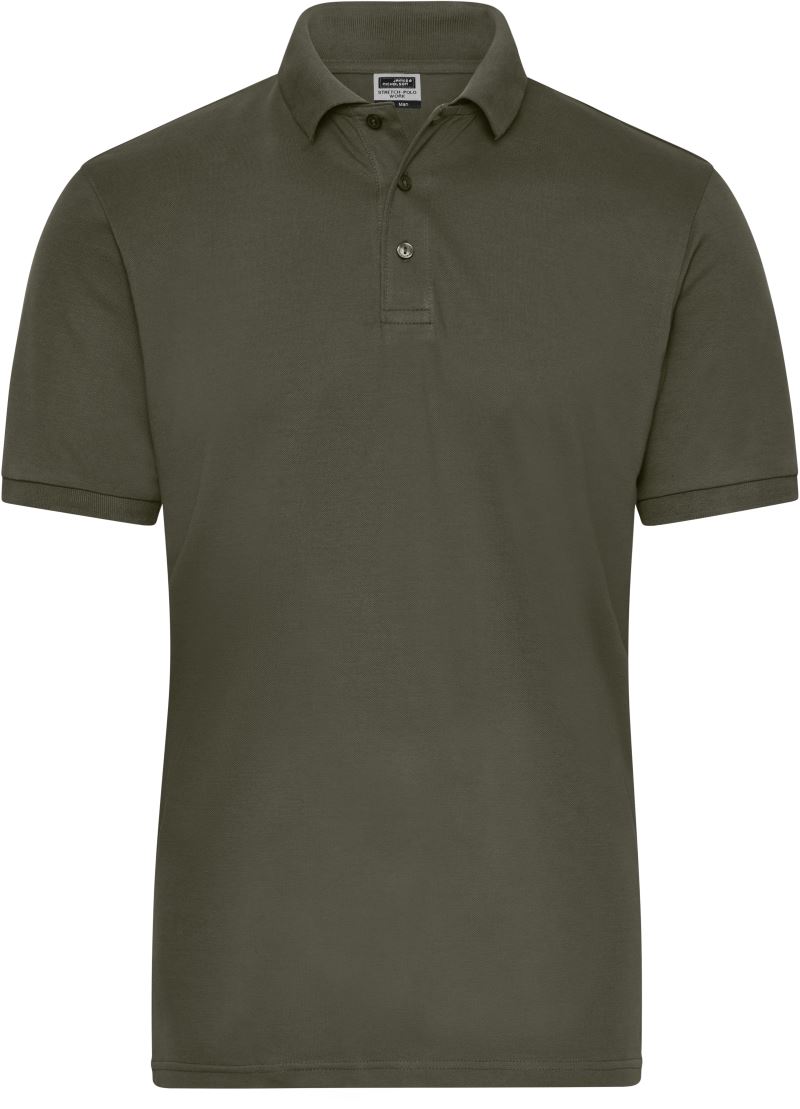 Herren Bio Workwear Stretch Polo - Solid Daiber | JN 1806