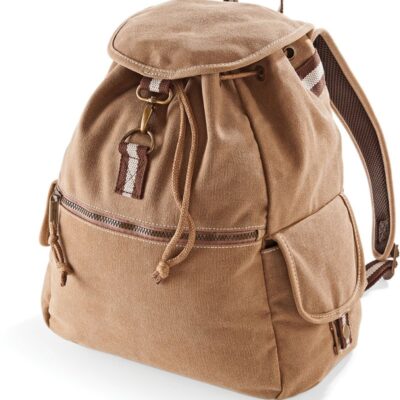 Vintage Canvas Rucksack Quadra | QD 612 Vintage Canvas Rucksack Quadra | QD 612