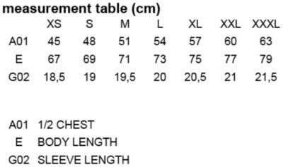 Herren X.O V-Ausschnitt T-Shirt Promodoro | 1425 Grössentabelle