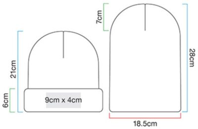 Kinder Strickmütze "Original" Beechfield | B 45B Grössentabelle