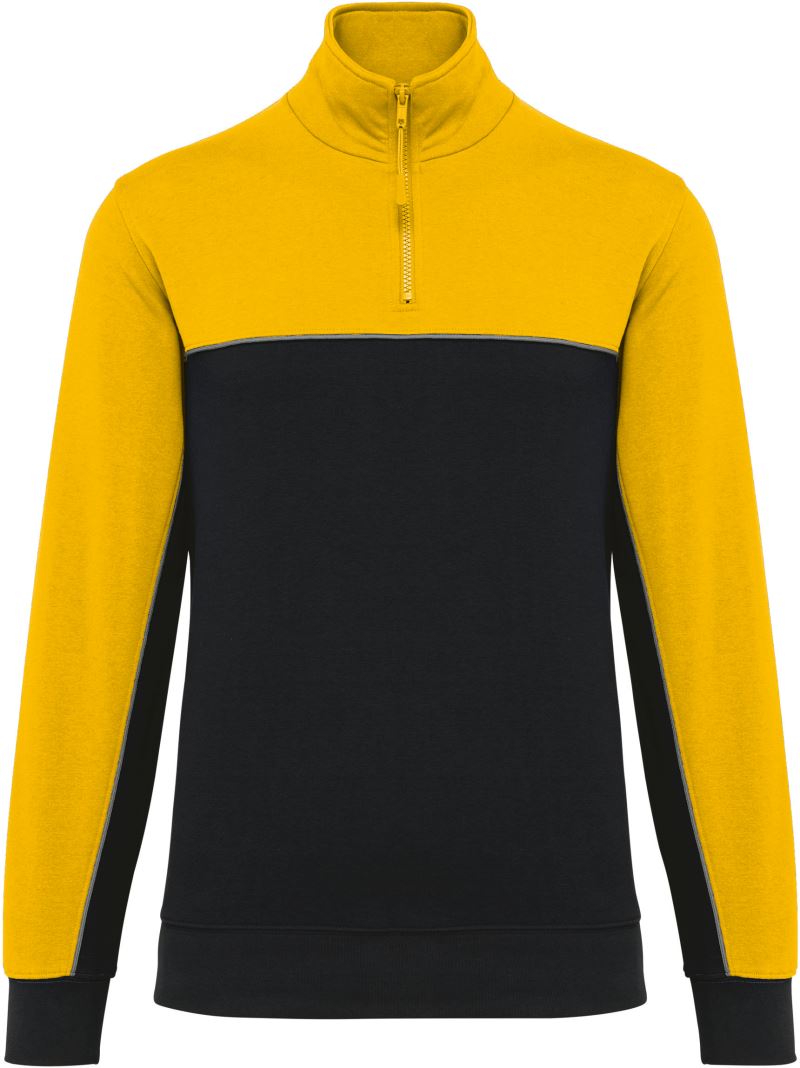 Workwear Sweater mit 1/4 Zip Kariban WK | WK 404