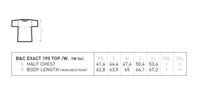 Schweres Damen Medium Fit T-Shirt B&C | Exact Top /women