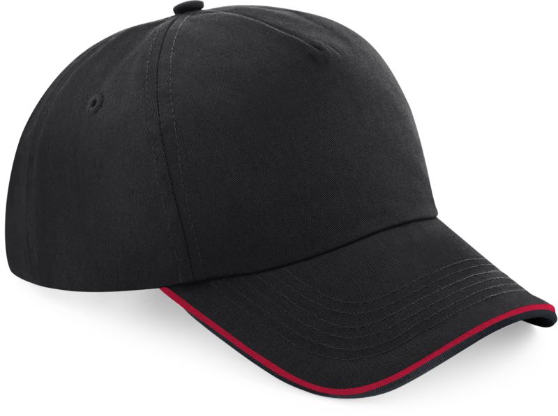 5 Panel Kappe "Authentic Piped Peak" Beechfield | B 25C