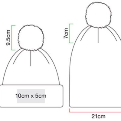 Strickmütze "Thermal Snowstar®" Beechfield | B 439 Grössentabelle