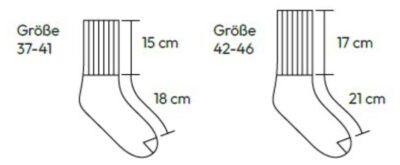 Sport Socken "Ballersocks Light" Mr. Socks | L 05010 Grössentabelle Sport Socken "Ballersocks Light" Mr. Socks | L 05010 Grössentabelle