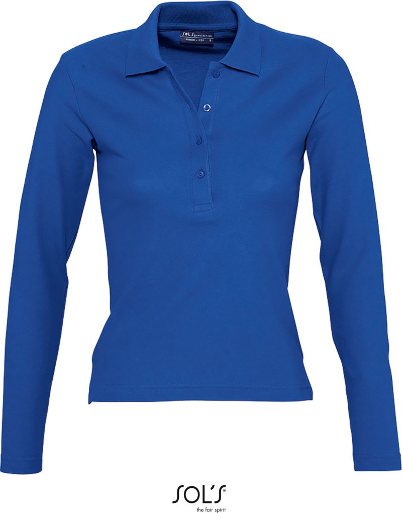 Damen Piqué Polo langarm SOL'S | Podium