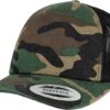 5 Panel Trucker Kappe "Camo" Flexfit | 6606C/6606CA 5 Panel Trucker Kappe "Camo" Flexfit | 6606C/6606CA