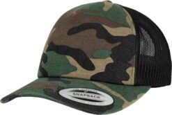 5 Panel Trucker Kappe "Camo" Flexfit | 6606C/6606CA