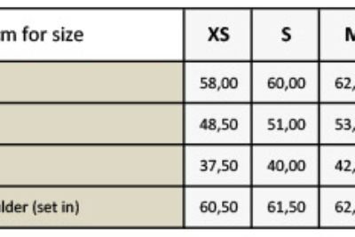 Damen Bomber Jacke Build your Brand | BY 044 Grössentabelle Damen Bomber Jacke Build your Brand | BY 044 Grössentabelle