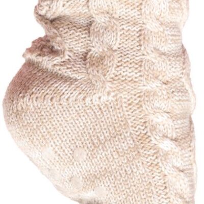 Lounge Socken mit Sherpafutter Kariban | K 815