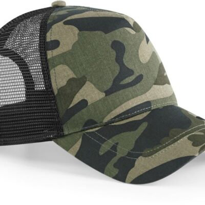 5 Panel Trucker Kappe "Camo" Beechfield | B 694