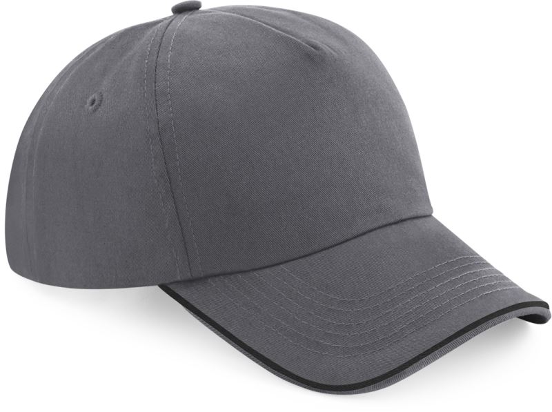 5 Panel Kappe "Authentic Piped Peak" Beechfield | B 25C