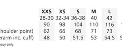 Kapuzen Sweater Kustom Kit | KK 333 Grössentabelle Kapuzen Sweater Kustom Kit | KK 333 Grössentabelle