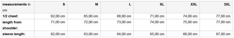 Herren Kapuzen Sweater "Lounge" Daiber | 8034 Grössentabelle