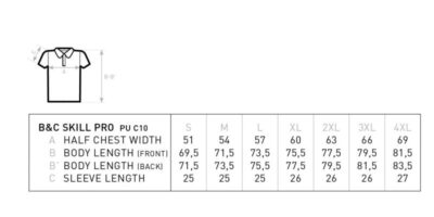 Workwear Piqué Polo B&C | Skill Pro