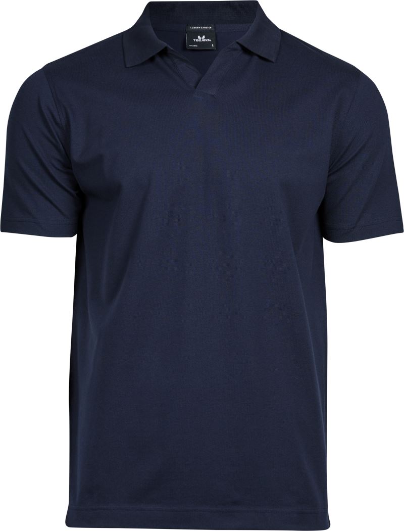Schweres Herren Luxus V-Neck Stretch Piqué Polo Tee Jays | TJ 1404