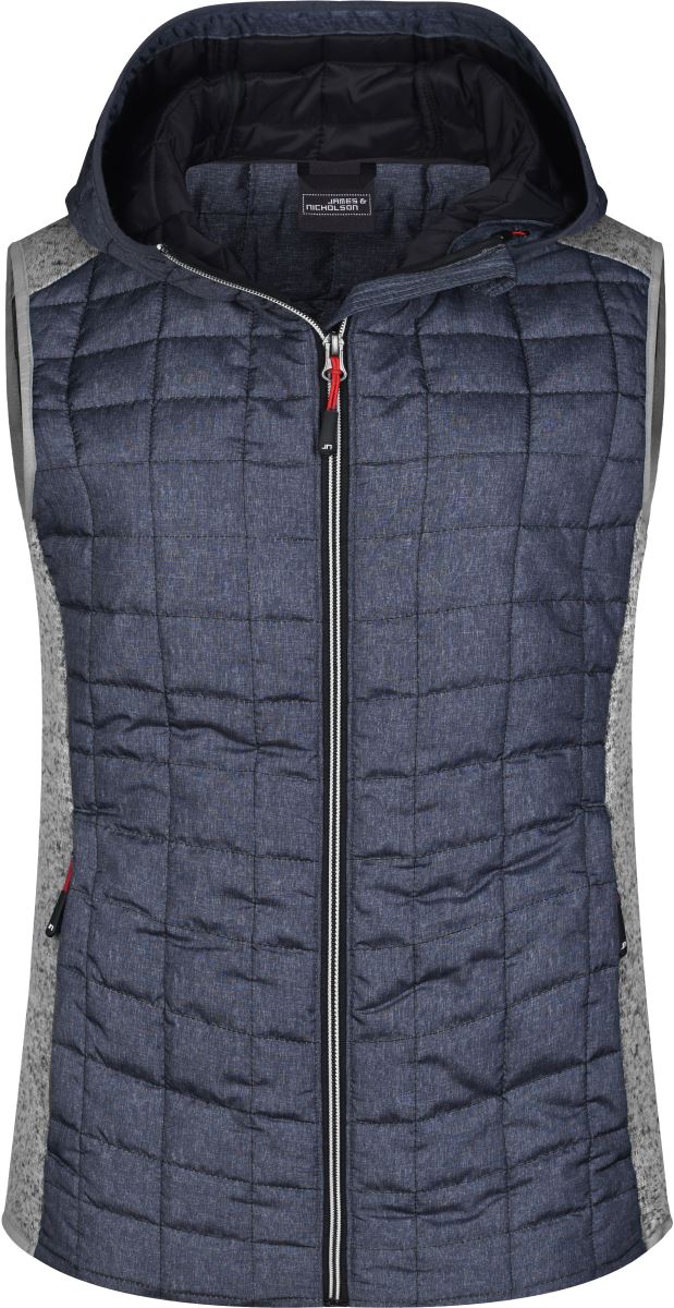 Damen Hybrid Strickfleece Gilet Daiber | JN 767
