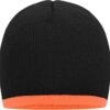 Strick Beanie mit Kontraststreifen Daiber | MB 7584