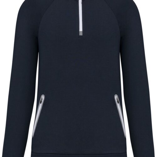 Kapuzen Sport Sweatshirt mit 1/4 Zip Kariban ProAct | PA 360