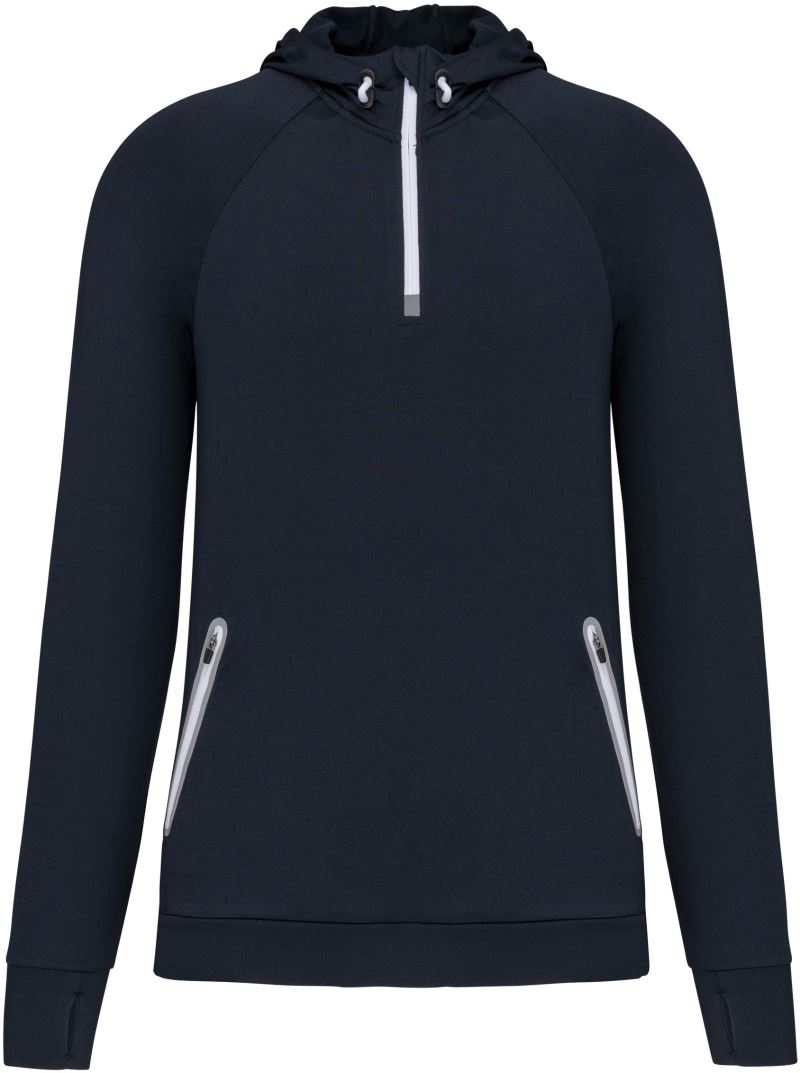 Kapuzen Sport Sweatshirt mit 1/4 Zip Kariban ProAct | PA 360