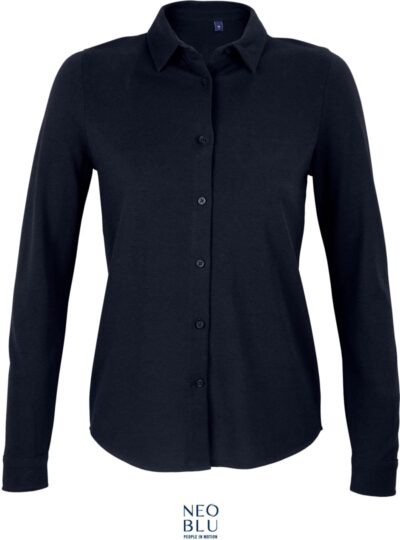 Piqué Bluse langarm NEOBLU | Basile Women