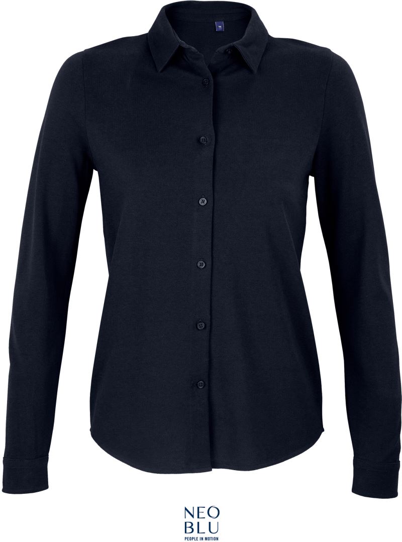 Piqué Bluse langarm NEOBLU | Basile Women