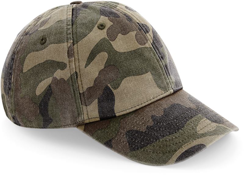 6 Panel Niedrigprofil Kappe "Vintage" Beechfield | B 655