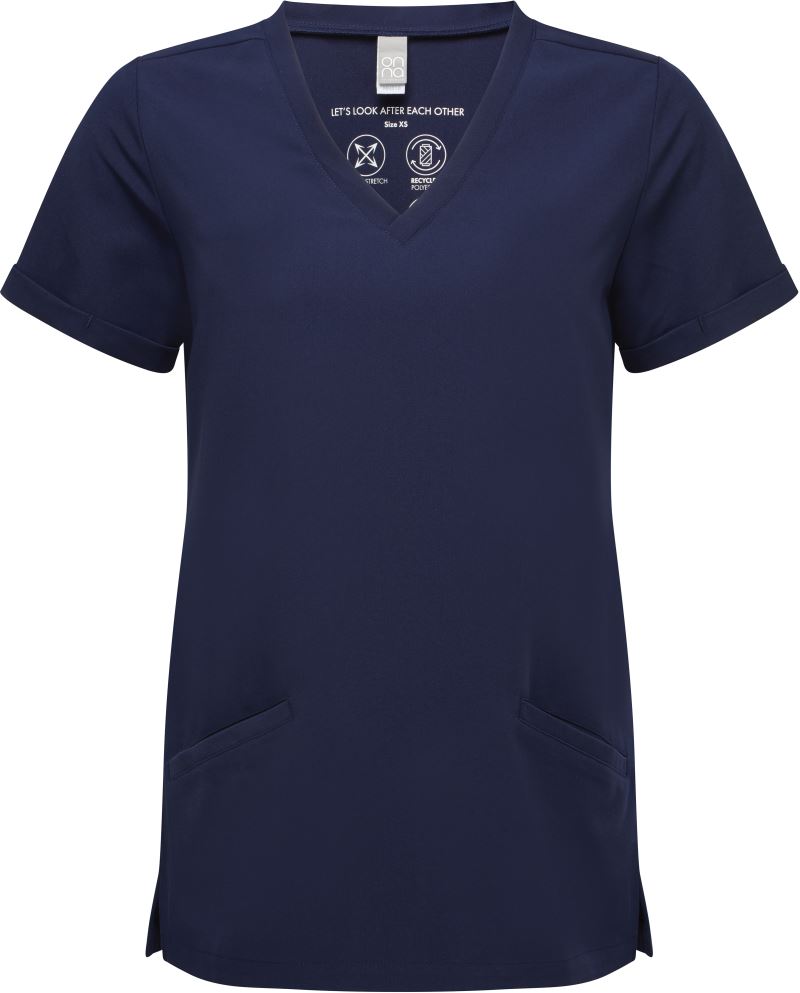 Damen V-Ausschnitt Stretch Kasack Onna | NN 310