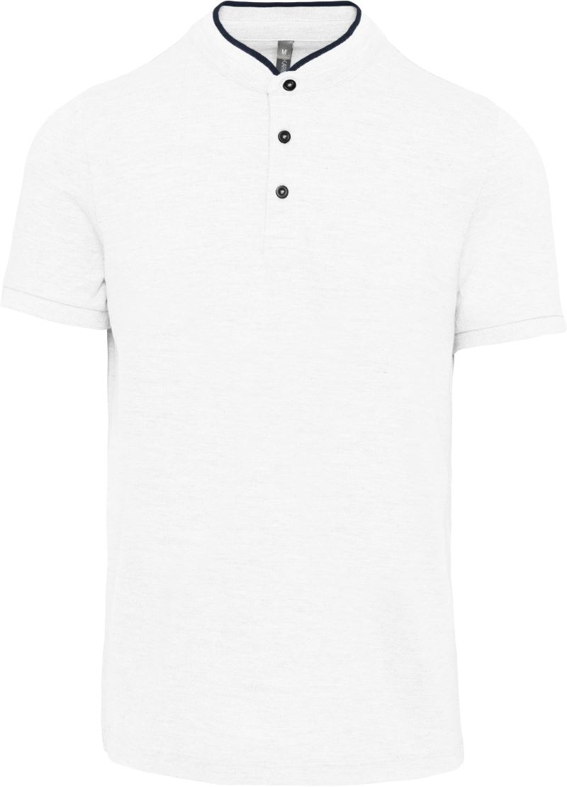 Herren Polo mit Maokragen Kariban | K 223