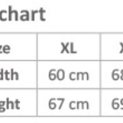 Einfache Warnweste Korntex | KXX217 – Freiburg Grössentabelle