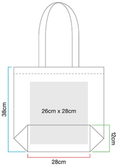 Fairtrade Baumwoll Shopper Westford Mill | W 671 Grössentabelle