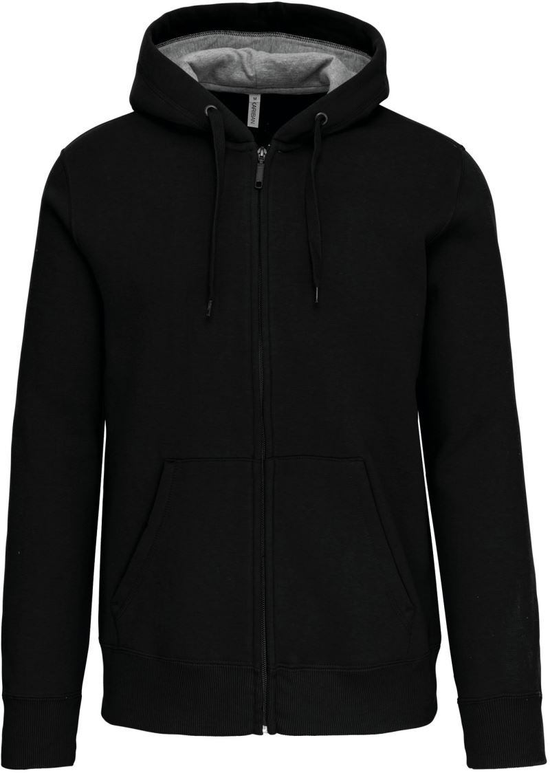 Schwere Kapuzen Sweatjacke Kariban | K 444