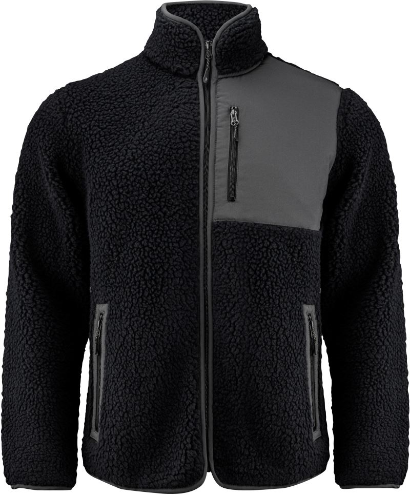 Herren Sherpa Fleece Jacke "Two-Tone" James Harvest | Kingsley Fleece Men