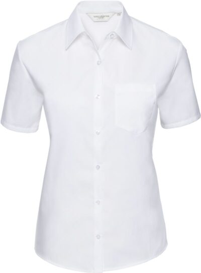 Popeline Bluse kurzarm Russell | 937F