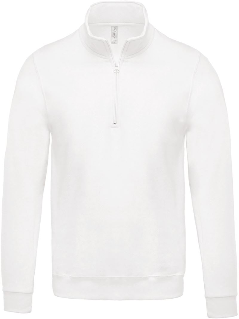 Sweater mit 1/4 Zip Kariban | K 478