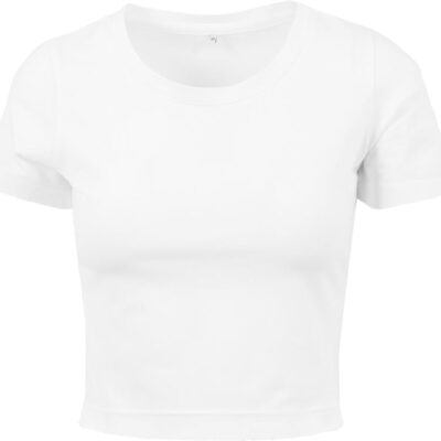 Schweres Damen Crop Top Build your Brand | BY 042