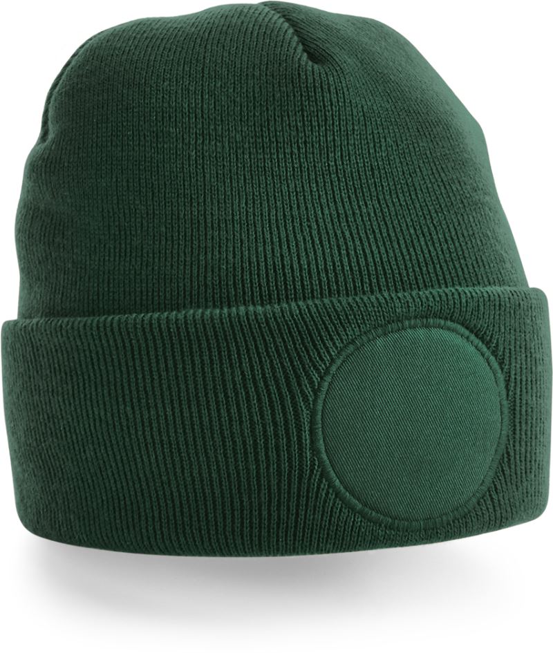 Circular Patch Beanie Beechfield | B 446