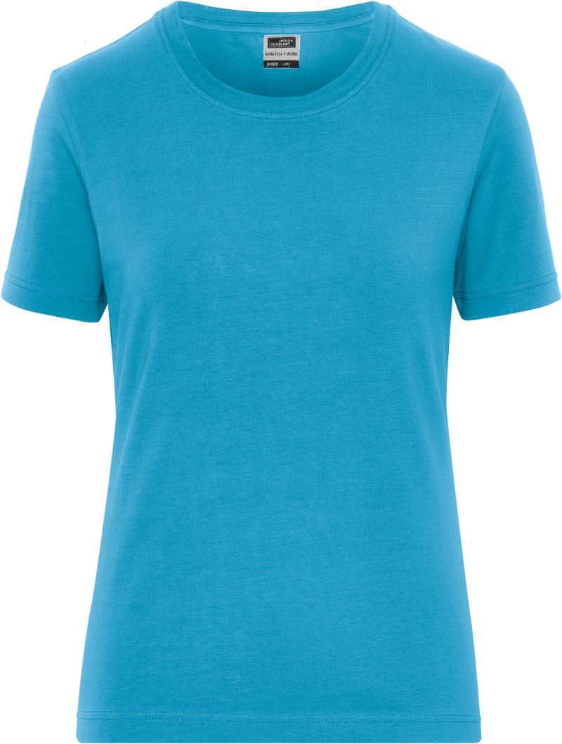 Damen Bio Workwear Stretch T-Shirt - Solid Daiber | JN 1801