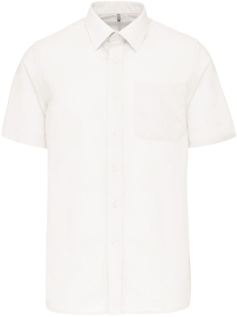 Popeline Hemd "Ace" kurzarm Kariban | K 551