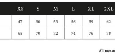 T-Shirt "Power" Tee Jays | TJ 1100 Grössentabelle