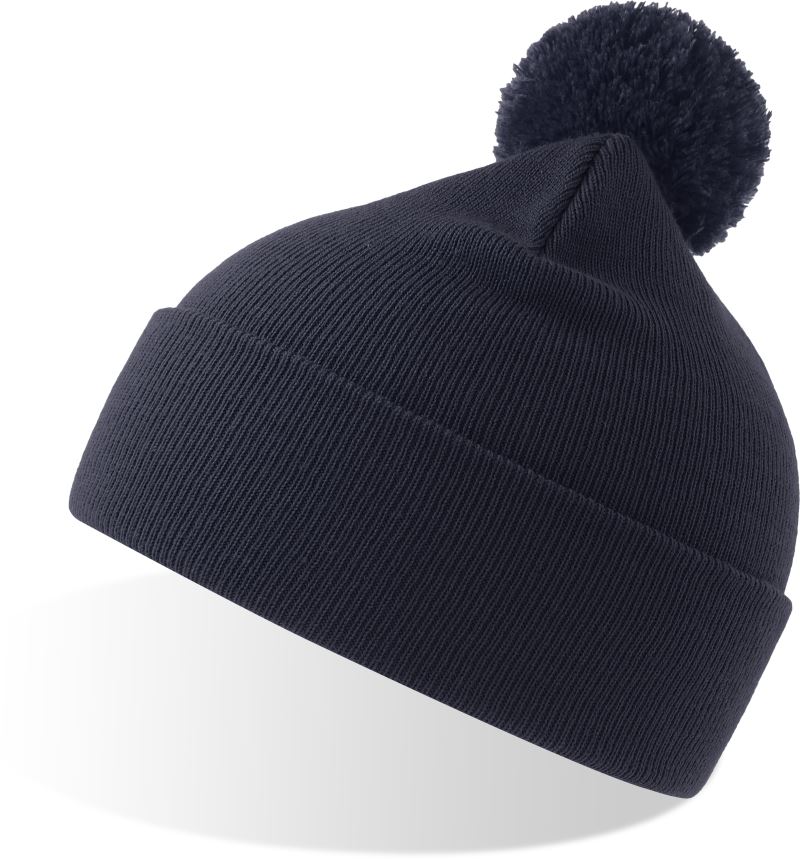 Strickmütze mit Pompon Atlantis | Wind-S Pompom